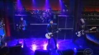 Green Day Boulevard of Broken Dreams live Letterman [upl. by Deadman]