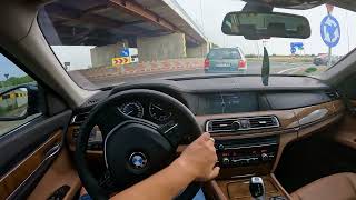 BMW 730D F01 Stage 1 POV bineural Windy day [upl. by Sib]