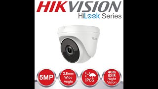 HIKVISION 5MP TVI HILOOK VIDEO QUALITY TEST DAY amp NIGHT THCT250 M 28MM [upl. by Ahar]