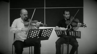 Menuet in d minor Bach BWV Anh 132 ViolínViola Transcripción [upl. by Tedda882]