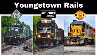 Youngstown Rails Classic EMD power on Shortlines amp Class 1s [upl. by Lawley978]