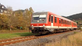 628 622 in Feudingen auf der oberen Lahntalbahn [upl. by Licna]