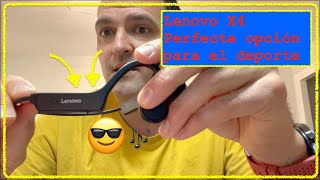 Auriculares de conducción ósea Lenovo X4 Impresiones y opinión [upl. by Dnalkrik454]