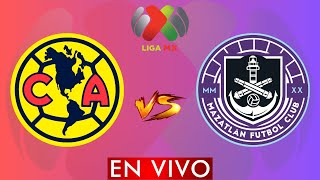 AMERICA VS MAZATLAN EN VIVO ⚽🏆 LIGA BBVA MX JORNADA 9 CLAUSURA 2024  HORARIO Y DONDE VER EN VIVO [upl. by Ruella]