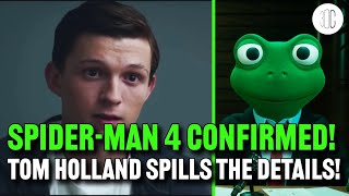 Tom Holland Reveals What to Expect from SpiderMan 4 [upl. by Heinrike]