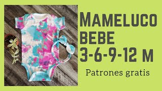 Mameluco y scrunchie para bebé paso a paso [upl. by Leeda834]