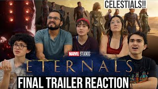 ETERNALS FINAL TRAILER REACTION  Marvel Studios  MaJeliv Reactions  Celestials The Emergence [upl. by Ria]