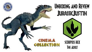 😍🦖 Jurassic Justin Scorpios Rex Limited Edition Articulated Figure Unboxing and Review [upl. by Nylave]