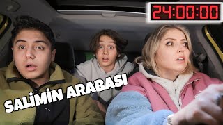 24 SAAT ARABA DA KALDIK SON ÇIKAN KAZANIR SALİMİN ARABASINDAN [upl. by Gross]