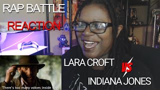 First Time Hearing Epic Rap Battles  Lara Croft vs Indiana Jones  Reaction [upl. by Anialram]