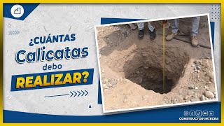 🤔¿CUÁNTAS CALICATAS DEBO REALIZAR🤔  Mecánica de Suelos👷‍♂️ [upl. by Arica724]