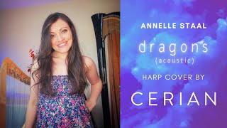 Dragons  Annelle Staal CERIAN Acoustic Harp cover [upl. by Artemis]