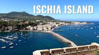 The Aragonese Castle on the island of Ischia Italy walking tour in 4k  Summer paradise [upl. by Eglantine686]