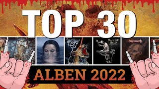 Meine 30 Lieblingsalben des Jahres  Top 30 Metal Alben 2022 [upl. by Leiva]