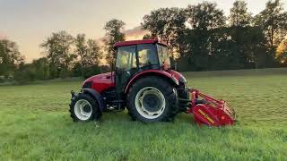 Zetor 8441 Proxima  mulčovač Agrostroj Pelhřimov ​⁠ ​⁠ ​⁠ZetorPolskaChannel TraktoryZetor [upl. by Det]