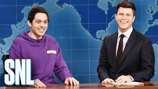 Weekend Update Pete Davidson on Staten Island  SNL [upl. by Aletha]