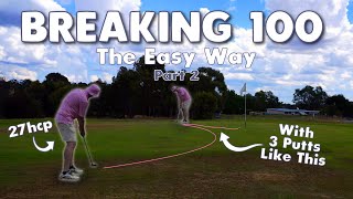 What High Handicap Golf Looks Like Breaking 100 at Strathbogie Golf Club Australia [upl. by Joashus537]