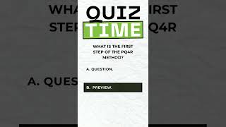 What is the first step of the PQ4R method [upl. by Descombes]