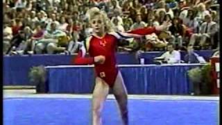 Heidi Hornbeek  1992 Dodge Challenge Floor Exercise [upl. by Haleigh]