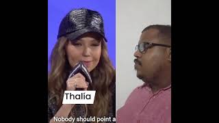 Thalia Confirma ser Cristiana thalia duet greenscreen greenscreen [upl. by Ramos]