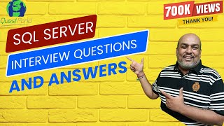 SQL Server Interview Questions and Answers  SQL Interview Questions [upl. by Ahsinal]