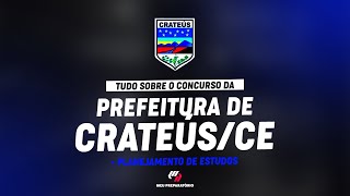 CONCURSO CRATEÚSCE  PLANEJAMENTO DE ESTUDOS [upl. by Guerin874]