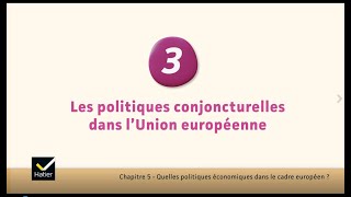 SES cours de Tle  les politiques conjoncturelles dans lUnion européenne [upl. by Tacye]