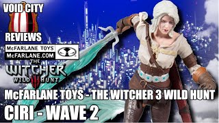 TOY REVIEW McFarlane Toys Witcher 3 Ciri Action Figure [upl. by Kcireddor]