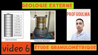 les phénomènes géologiques externes  étude granulométrique du sable vidéo 6 [upl. by Eelrehpotsirhc]