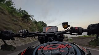 costiera amalfitana  strade da moto  Campania  GoPro  Ktm Duke 890R [upl. by Allenotna]