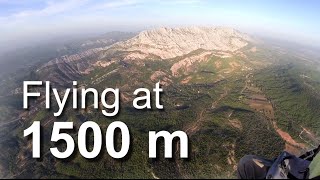 Vol en Paramoteur montagne Sainte Victoire Octobre 2014  Paramotor [upl. by Spearing]