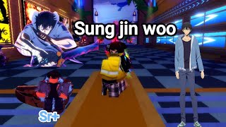 Anime world tower defense Review Sung jin woo Sr [upl. by Cherey]