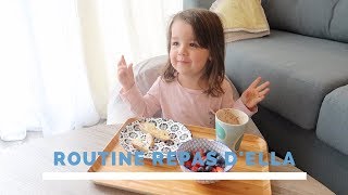 ROUTINE REPAS DUN ENFANT DE 3 ANS [upl. by Hefter]