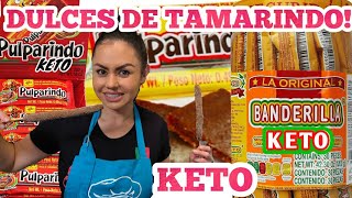 LOS PRIMEROS DULCES DE TAMARINDO KETO EN TODO YOUTUBE BANDERILLAS Y PULPARINDOSsin azucar [upl. by Kcitrap]