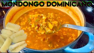 Mondongo Dominicano  como preparan el mondongo los dominicanos  Dominican mondongo  tripe stew [upl. by Gonnella667]