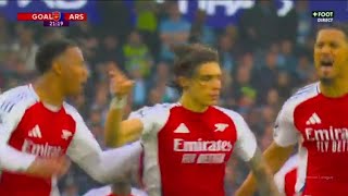 Riccardo Calafiori Goal  Manchester City vs Arsenal 22 Goals ResultsExtended Highlights [upl. by Necila]