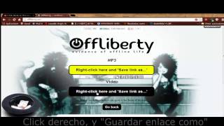 Cómo descargar videos desde Offliberty [upl. by Mosnar736]