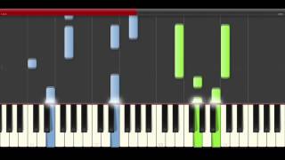 Piso 21 Besándote piano midi tutorial sheet partitura cover app karaoke [upl. by Leahcimsemaj]