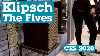 CES 2020 Klipsch The Fives powered stereo speakers  Crutchfield [upl. by Ttekcirc168]