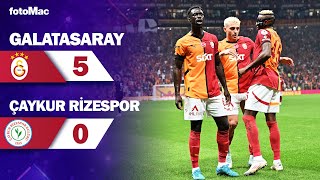 Galatasaray 50 Çaykur Rizespor I Maç Özeti I Trendyol Süper Ligin 5 Hafta galatasaray rizespor [upl. by Bertha613]