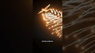 C130 Flares indianairforce aviation military trending shorts army india sky motivation yt [upl. by Ynettirb]