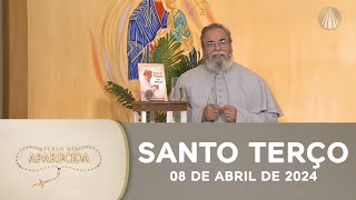 Terço de Aparecida com Pe Antonio Maria  08 de abril de 2024 Mistérios Gozosos [upl. by Nirrej59]