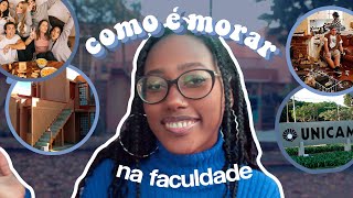 COMO É MORAR NA FACULDADE  moradia estudantil repúblicas e   by Mandy [upl. by Lyj]