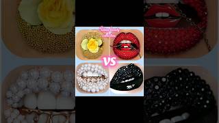 yellow pearl 💛 Vs red pearl ♥️ Vs white pearl 🥰 VS black pearl 🖤purse 👛 dress 👗 etcshortsvideo [upl. by Gennie]