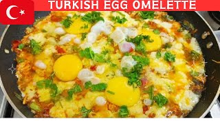 Turkish Egg Omelette  Breakfast Recipe  Egg Omelette  By Deal with Meal [upl. by Eesyak930]