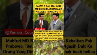 Mahfud MD bocorkan rahasia Prabowo di tv shorts [upl. by Atinuaj192]