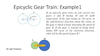 Analysis of planetary gear train [upl. by Leary312]