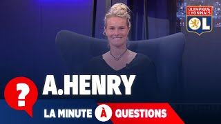 La minute à questions VS Amandine Henry  Olympique Lyonnais [upl. by Modie741]