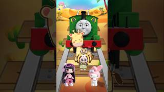 Go hurry😱 trending kawaii animation animation animasi sanrio funny train scary shorts [upl. by Ardnuahc]