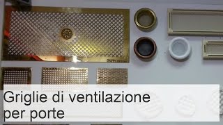 Griglie di ventilazione per porte griglie di sfiato porte interne ventilate [upl. by Mellisa]